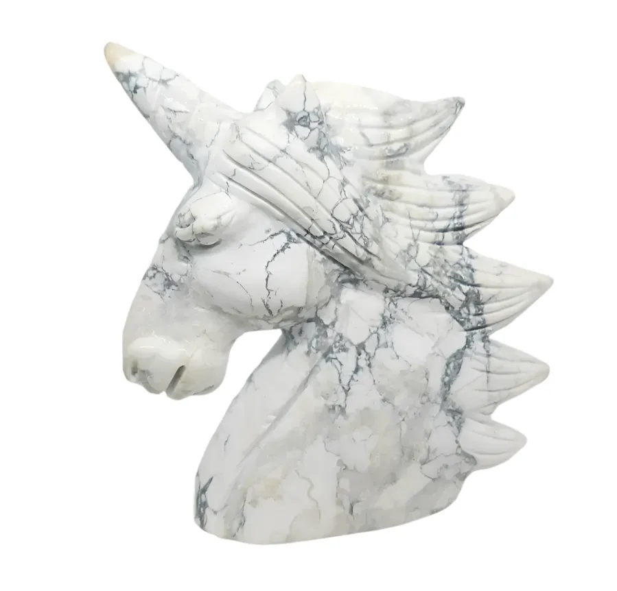 643g Howlite Crystal Unicorn