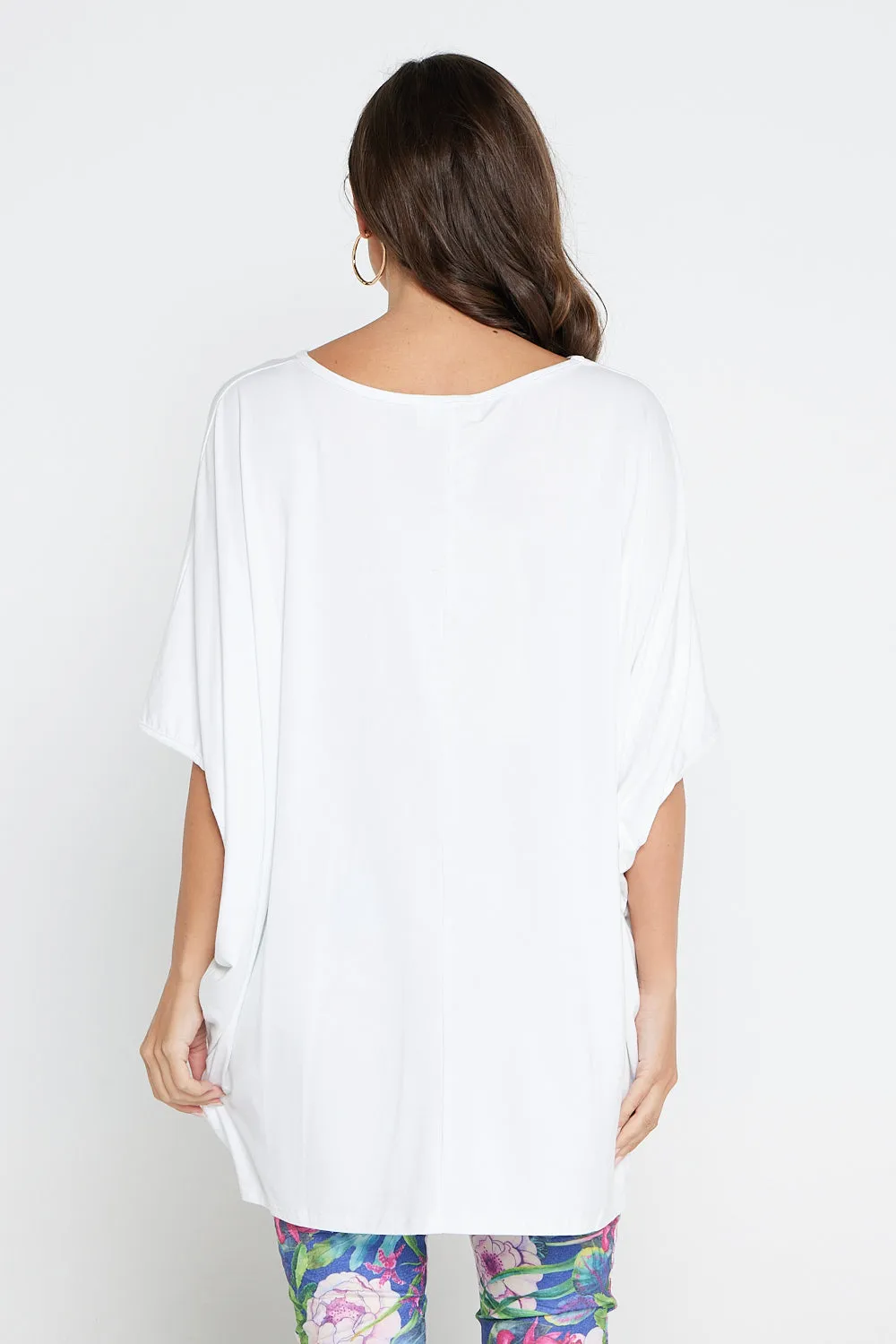 Alana Bamboo Top - White