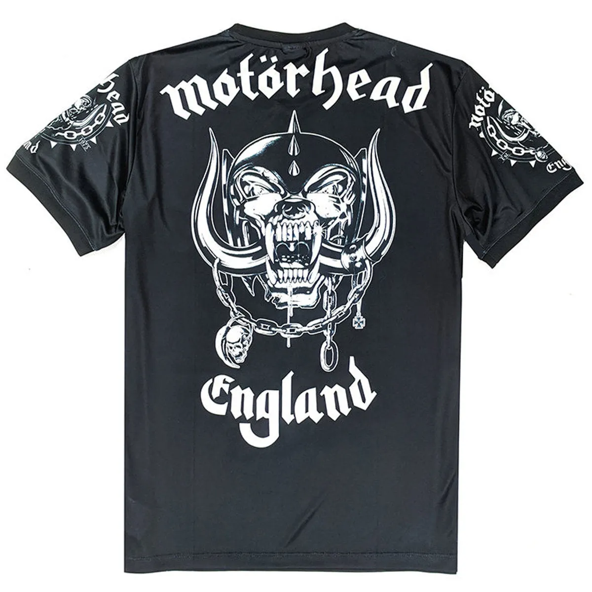 Amplified Mens Leather Vest Motorhead T-Shirt