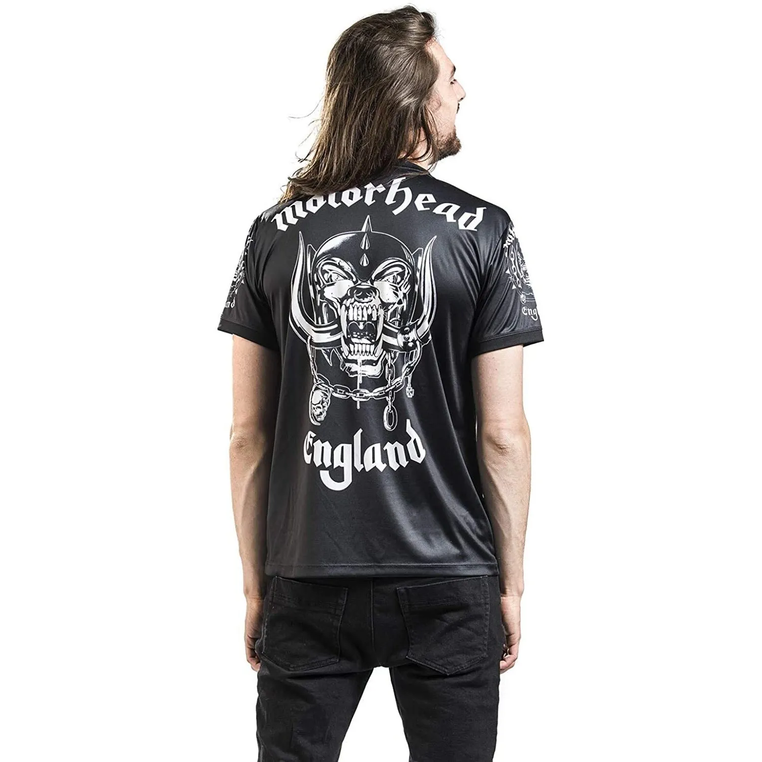 Amplified Mens Leather Vest Motorhead T-Shirt