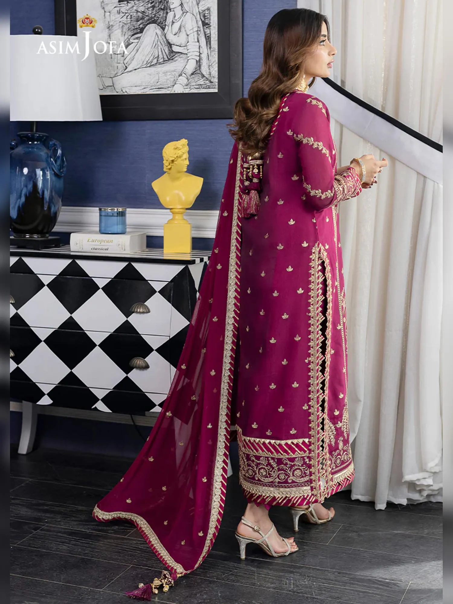 Asim Jofa "Jhil Mil" Luxury Ready-to-Wear Suit (AJJM-02)