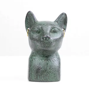 Bastet Statue - Cold Cast Bronze Egyptian Sculpture