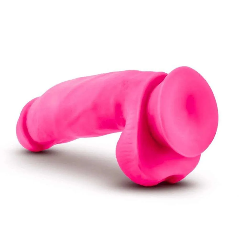 Blush Neo Elite - 7 Inch Silicone Dual Density Cock with Balls