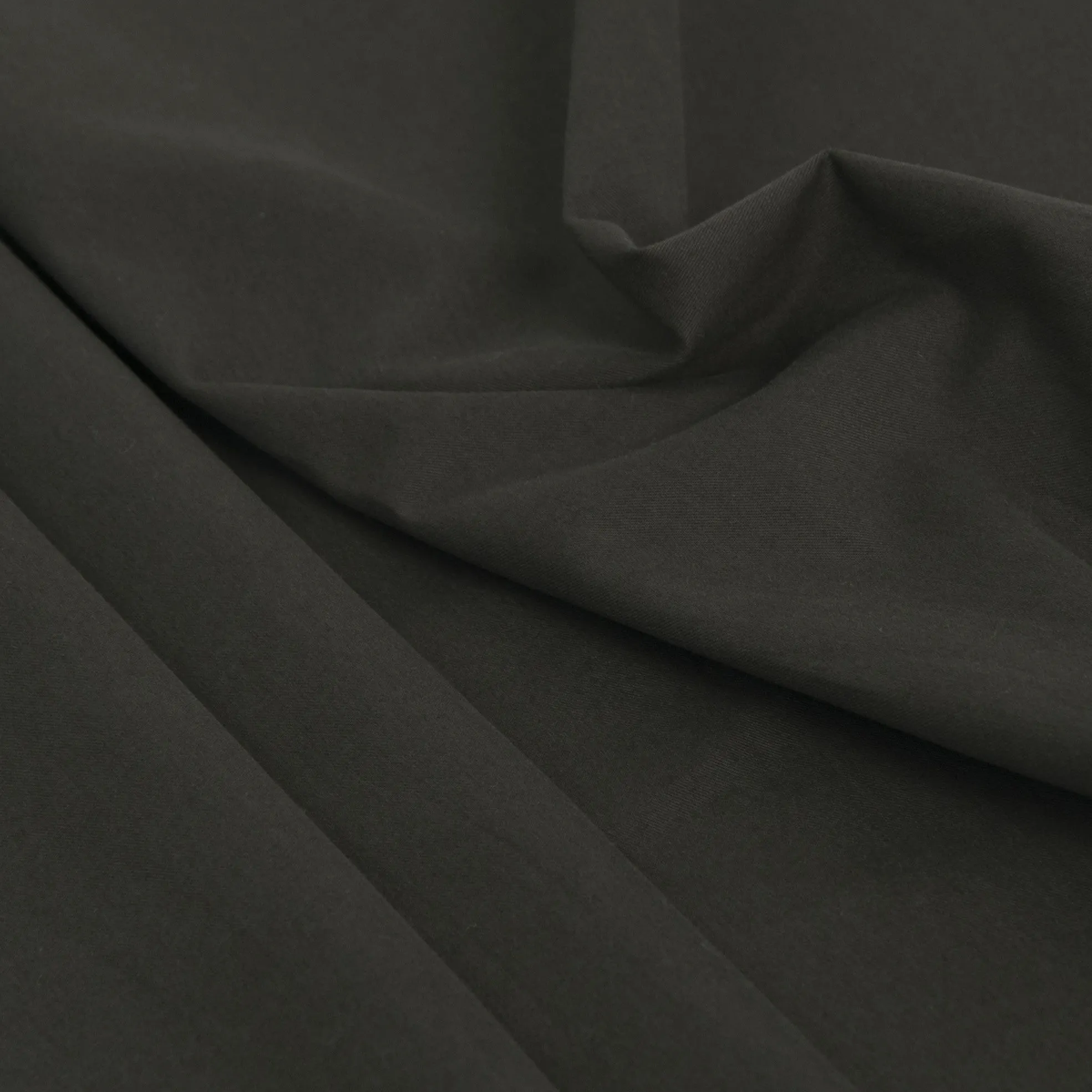 Charcoal Green Cotton Twill 56