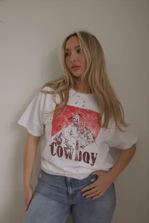 Distressed Cowboy Tee