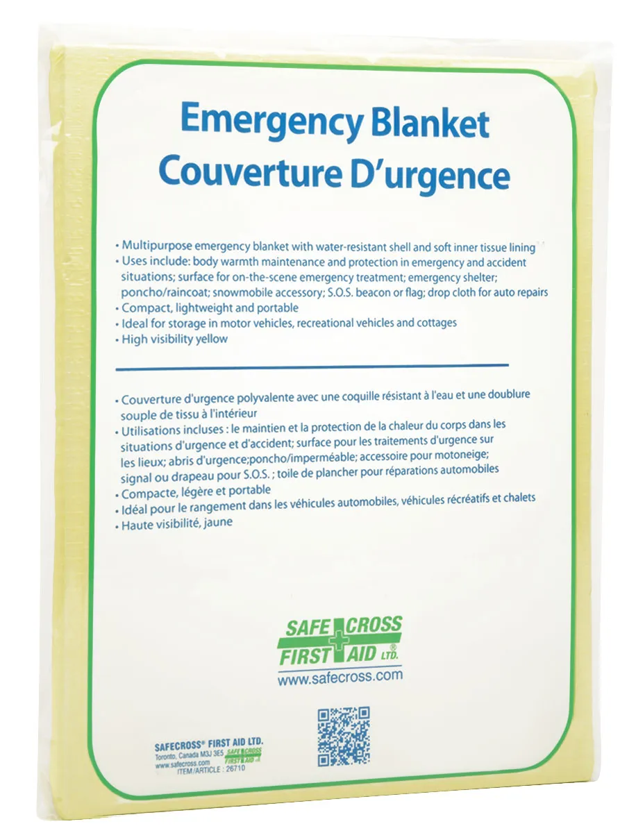 EMERGENCY BLANKET - TISSUE/POLYESTER