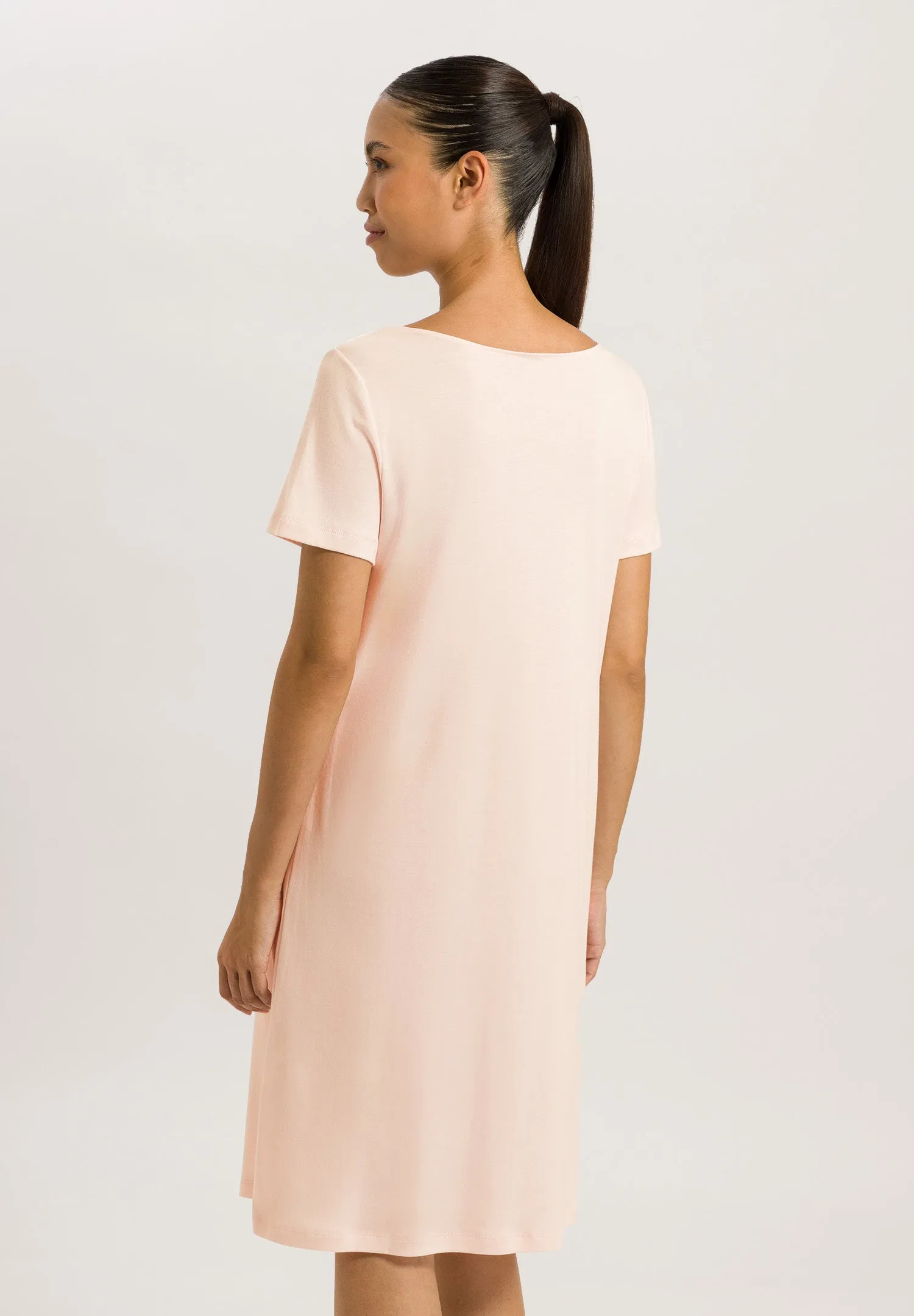 Emma Silk Accented Cotton Nightgown | Morning Glow 74921-1348