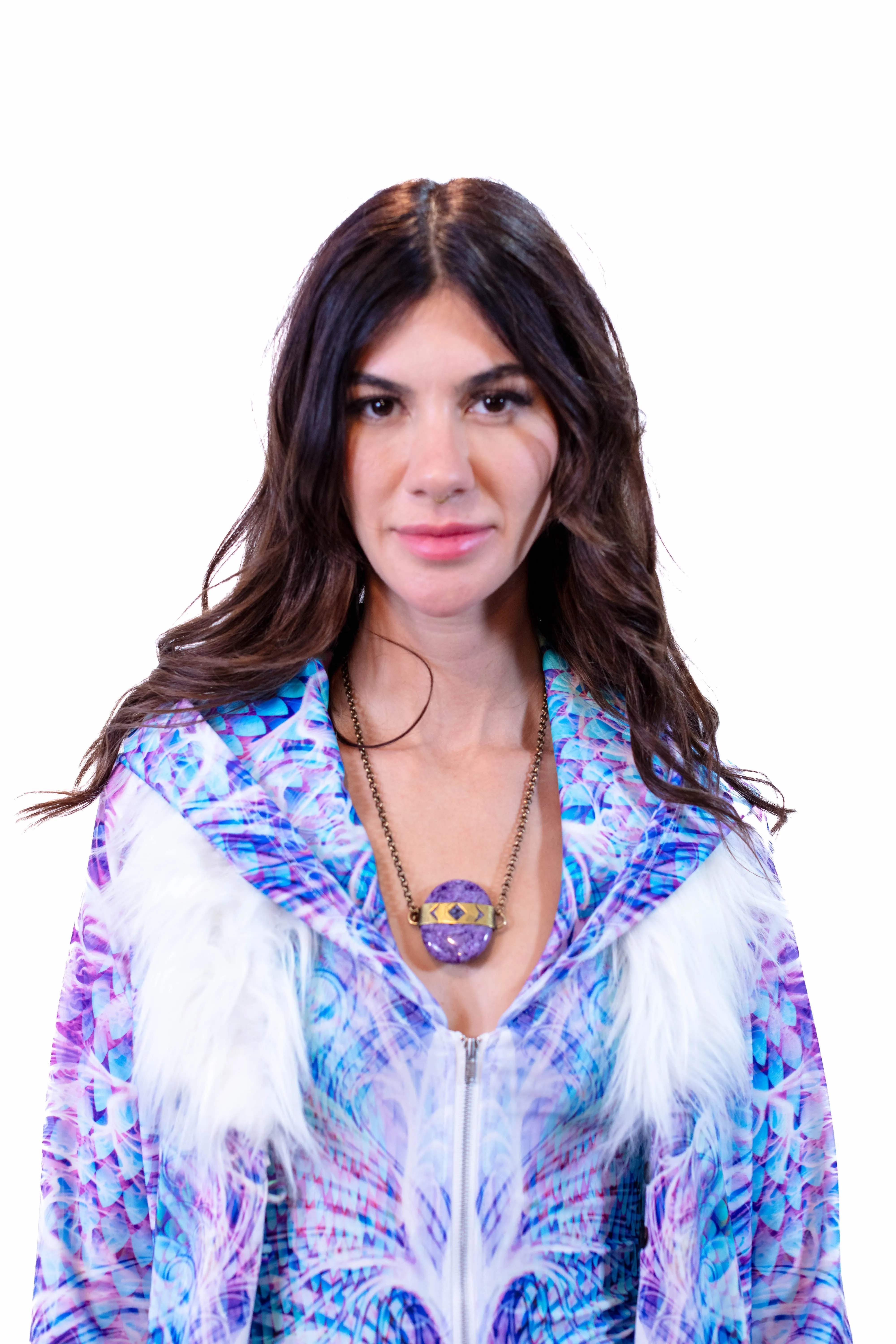 Faux Fur Lounge Robe Saphira