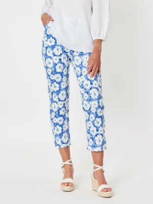 Flowers For Me Floral Pants - Blue