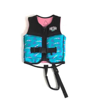 Follow Grommy Junior Life Vest (2024) - Black/Teal