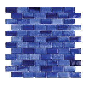 Gemstone Royal Blue, 1" x 2" - Glass Tile