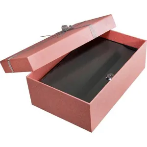 Gift Box Lock Box Pink with Key Lock