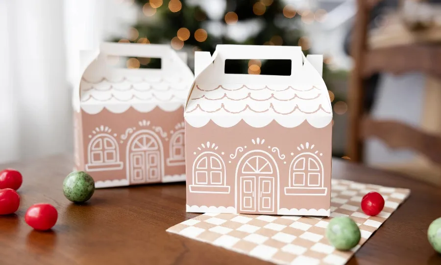 Gingerbread House Treat Boxes (6 Pack)