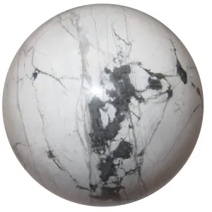 Howlite Sphere Crisp Lifestyle Crystal Ball