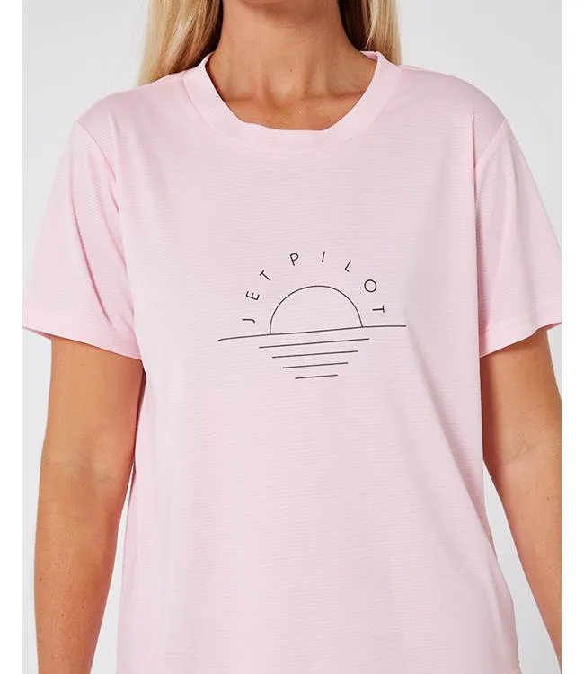 Jetpilot Pacer Hydro Ladies Tee (2024) - Pink