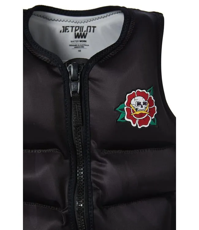 Jetpilot X1 Boys Neo Life Vest (2024) - Black