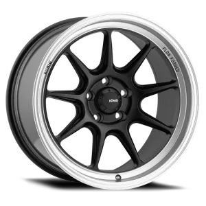 Konig Countergram 17x8 4x100 ET45 Matte Black / Matte Machined Lip