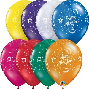 New Year Party Balloons- 8 pcs