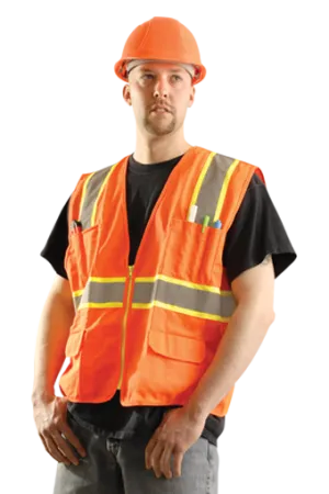 Occunomix LUX-ATRANS ANSI Class II Two-Tone Surveyor Vest