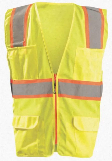 Occunomix LUX-ATRANS ANSI Class II Two-Tone Surveyor Vest