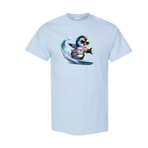 Pemberton Surfing Penguin Shirt