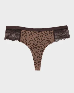 SheCurve®Seamless Comfort Lace Thong Panty