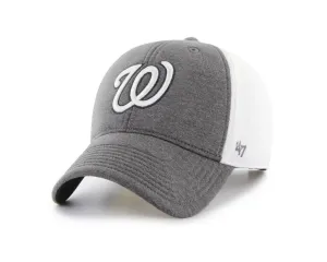 Washington Nationals 47 Brand Two-Tone Haskell MVP Mesh Structured Adj. Hat Cap