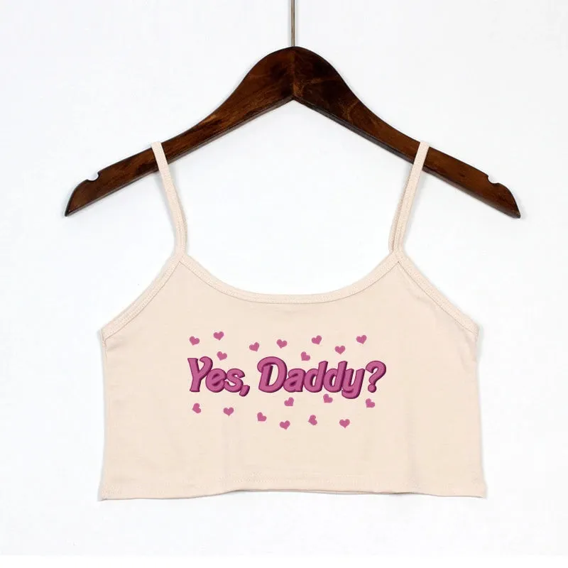 Yes Daddy Mini Crop Top