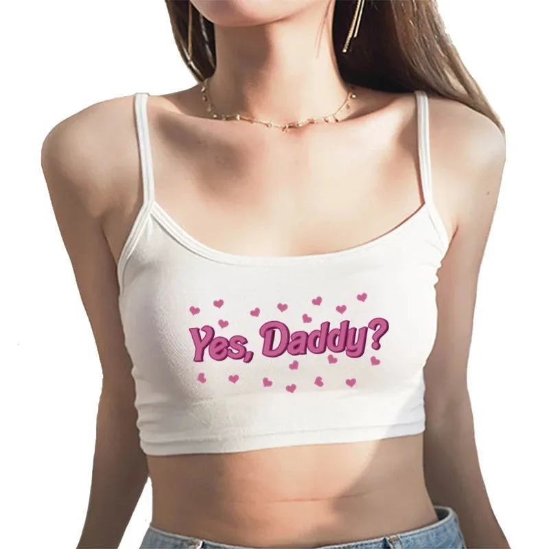 Yes Daddy Mini Crop Top