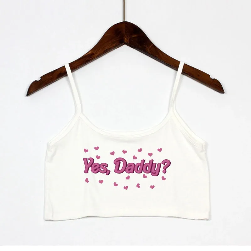 Yes Daddy Mini Crop Top