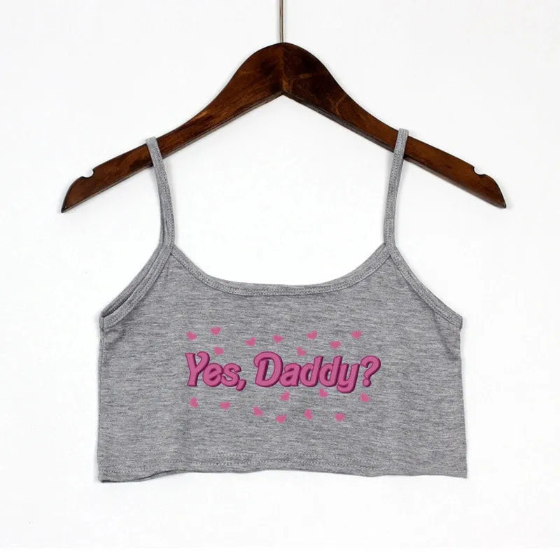 Yes Daddy Mini Crop Top